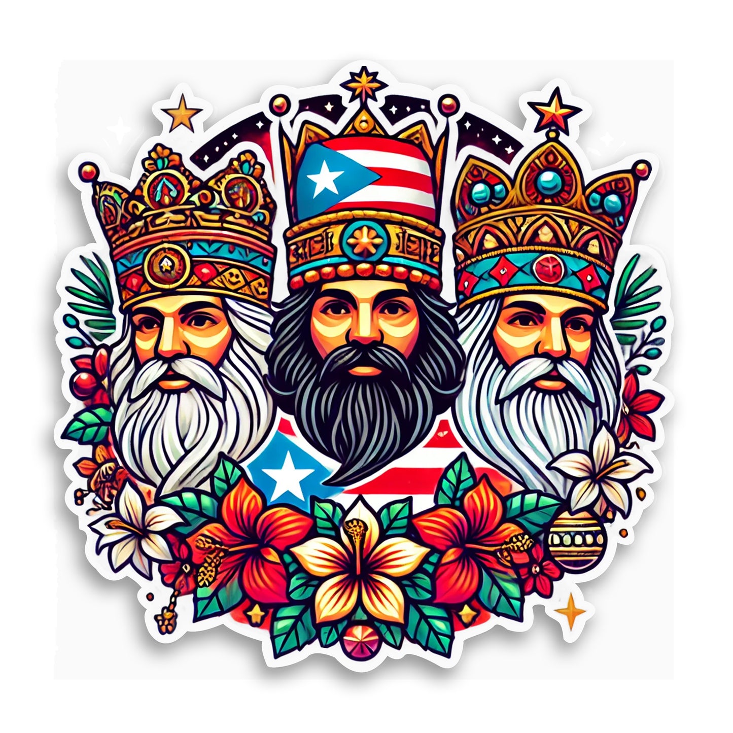 Los Tres Reyes Magos Boricuas         ‎ (𝗦𝘁𝗶𝗰𝗸𝗲𝗿 𝗟𝗮𝗺𝗶𝗻𝗮𝗱𝗼)