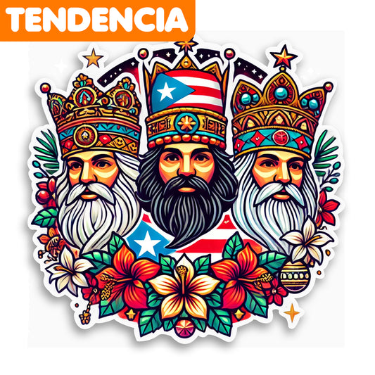 Los Tres Reyes Magos Boricuas         ‎ (𝗦𝘁𝗶𝗰𝗸𝗲𝗿 𝗟𝗮𝗺𝗶𝗻𝗮𝗱𝗼)