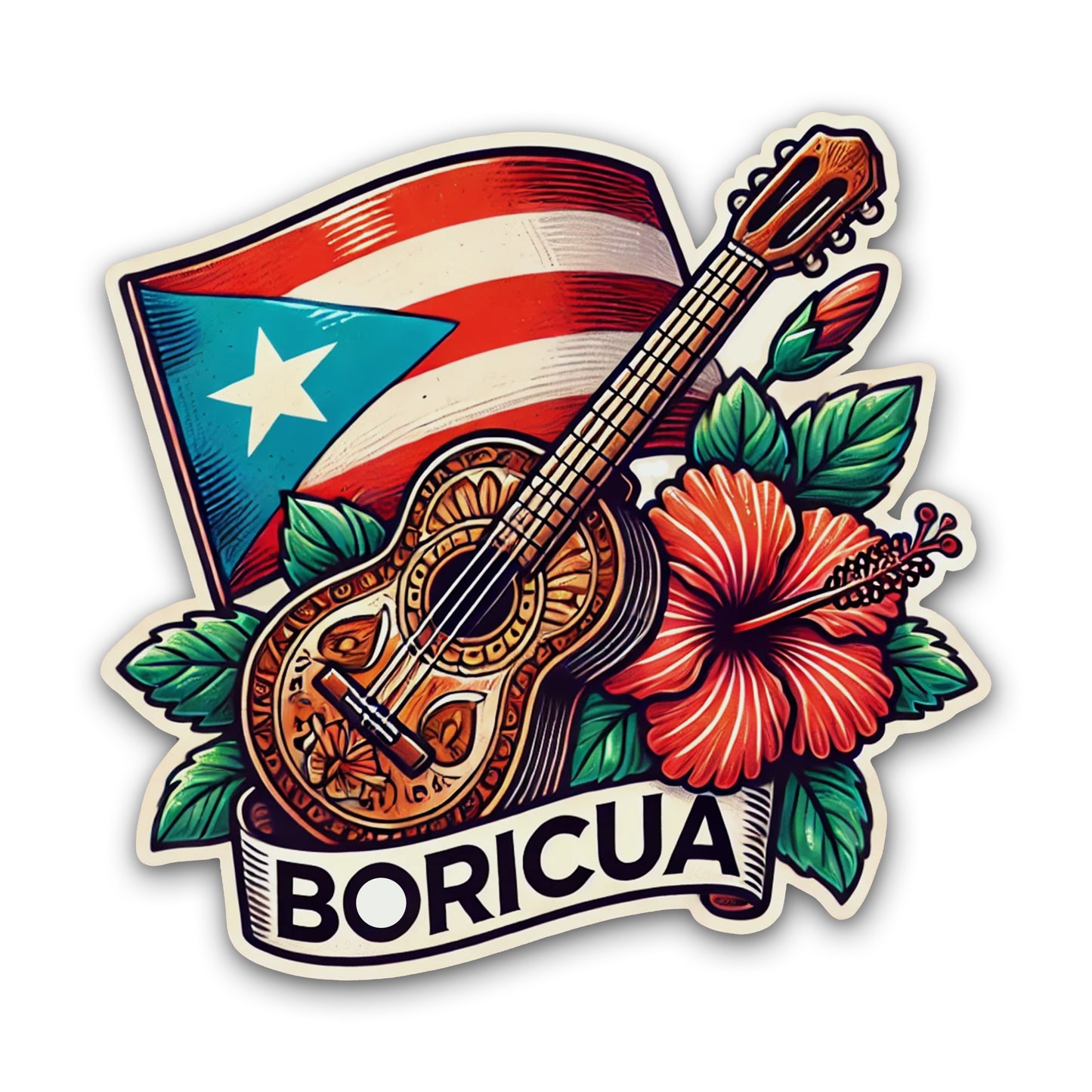 Cuatro Boricua ‎ ‎ ‎ ‎ ‎ ‎ ‎ (𝗦𝘁𝗶𝗰𝗸𝗲𝗿 𝗟𝗮𝗺𝗶𝗻𝗮𝗱𝗼)