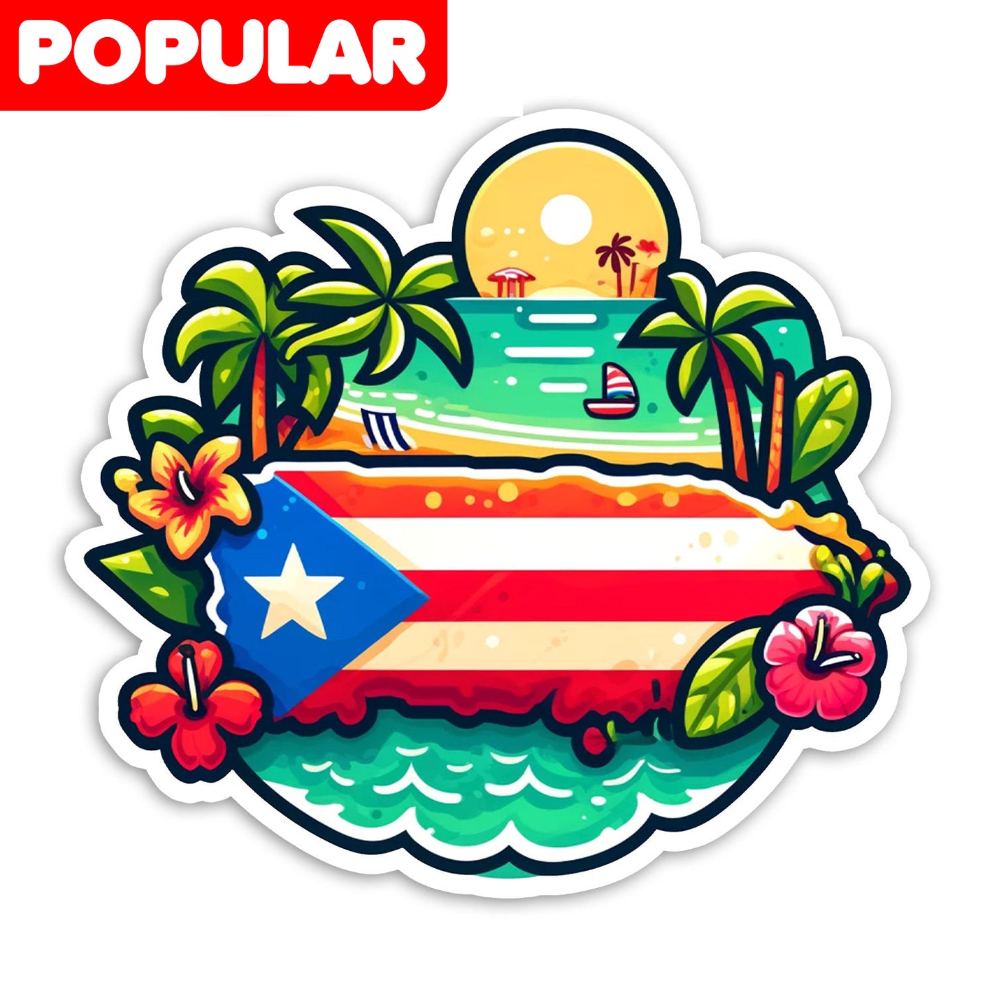 Puerto Rico en el Paraíso ‎ ‎ ‎ ‎ ‎ ‎ ‎ ‎ (𝗦𝘁𝗶𝗰𝗸𝗲𝗿 𝗟𝗮𝗺𝗶𝗻𝗮𝗱𝗼)