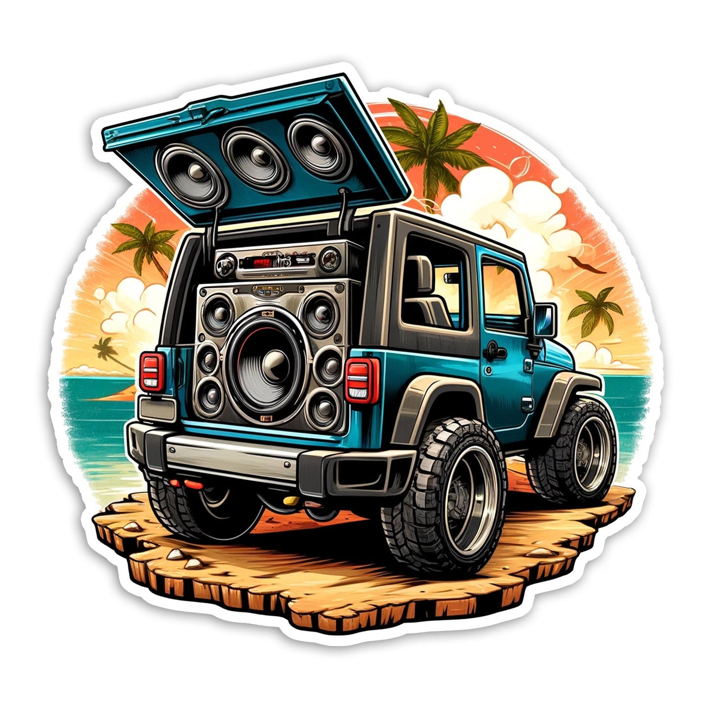 Jeep en la Playa ‎ ‎ ‎ ‎ ‎ ‎ ‎ ‎ (𝗦𝘁𝗶𝗰𝗸𝗲𝗿 𝗟𝗮𝗺𝗶𝗻𝗮𝗱𝗼)